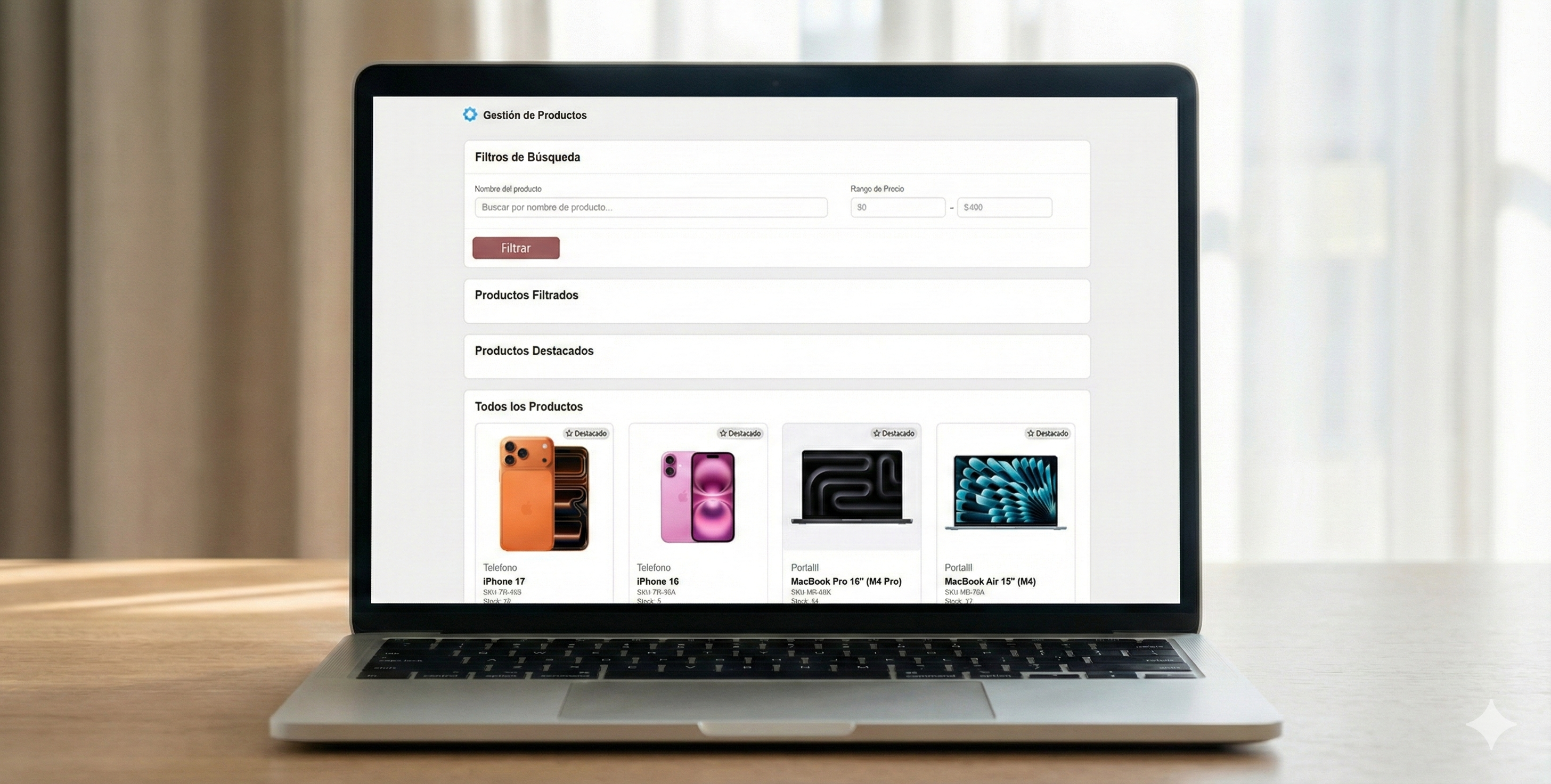 Foto del proyecto de Tienda de productos apple